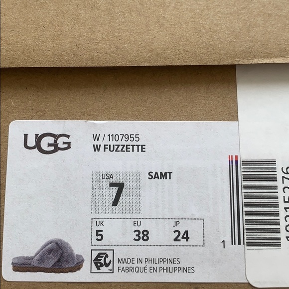 UGG fuzzette genuine shearling slippers - Picture 11 of 15
